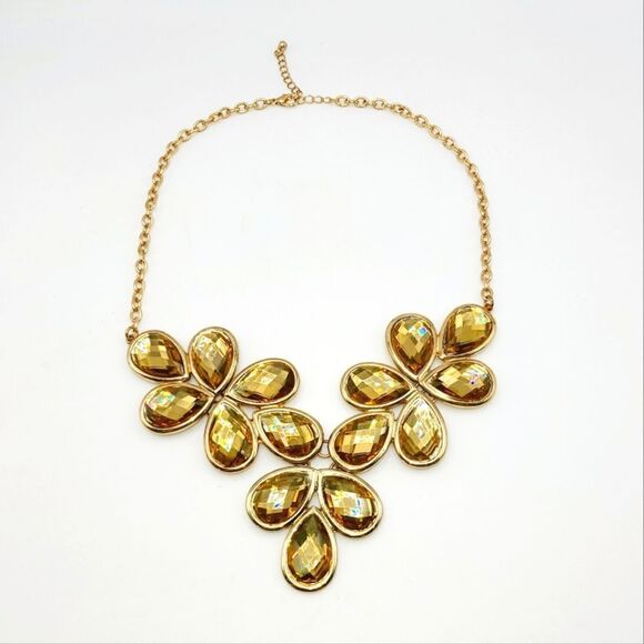 Gold Statement Necklace - Picture 7 of 7
